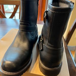 Mens Black Lucky Brand boots. Size 12. **NEW***. Never worn.